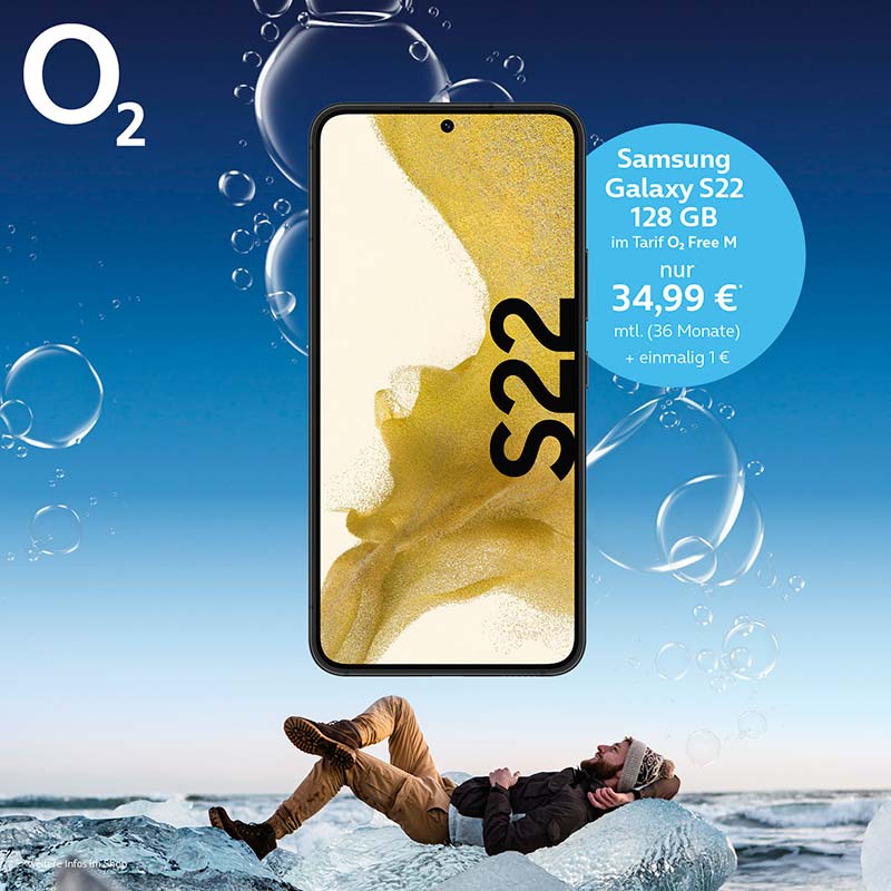 o2 Free M, Samsung Galaxy S22 128 GB