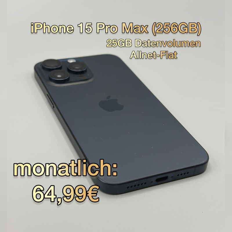 iPhone 15 Pro Max, 256 GB, Angebot City MediaKing