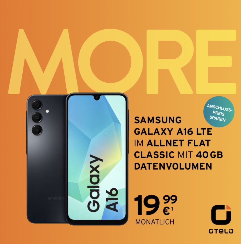 Samsung Galaxy A16 LTE, otelo Allnet Flat Classic.