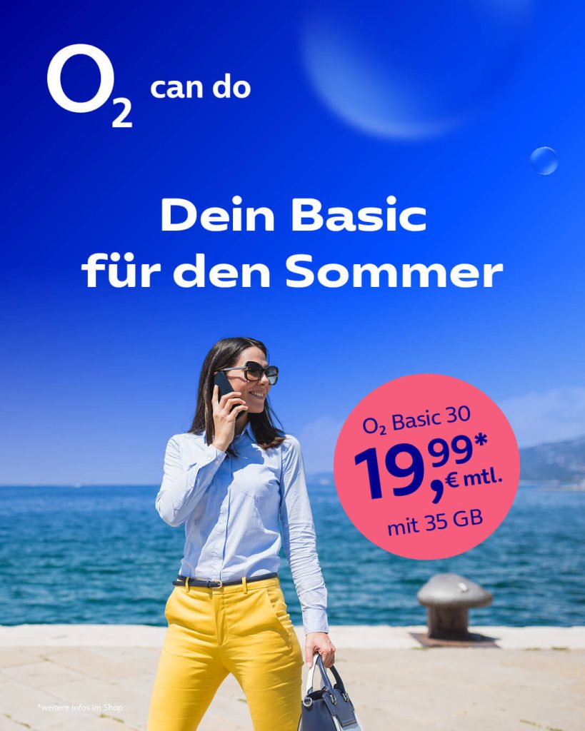 o2 Basic 30 für 19,99€ monatlich mit 35 GB.