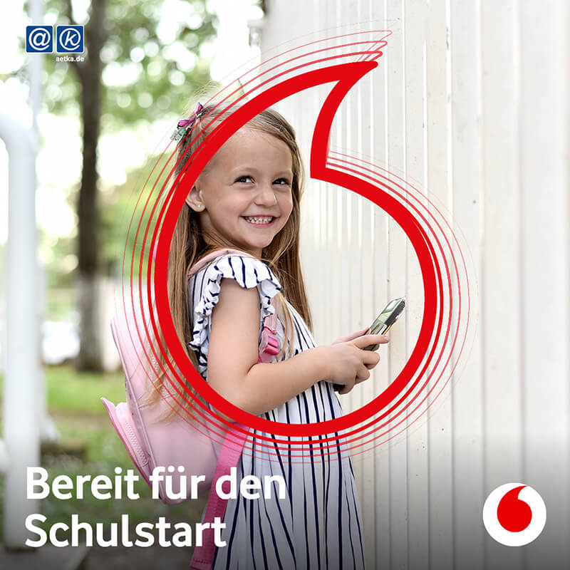 vodafone Bereit für den Schulstart.