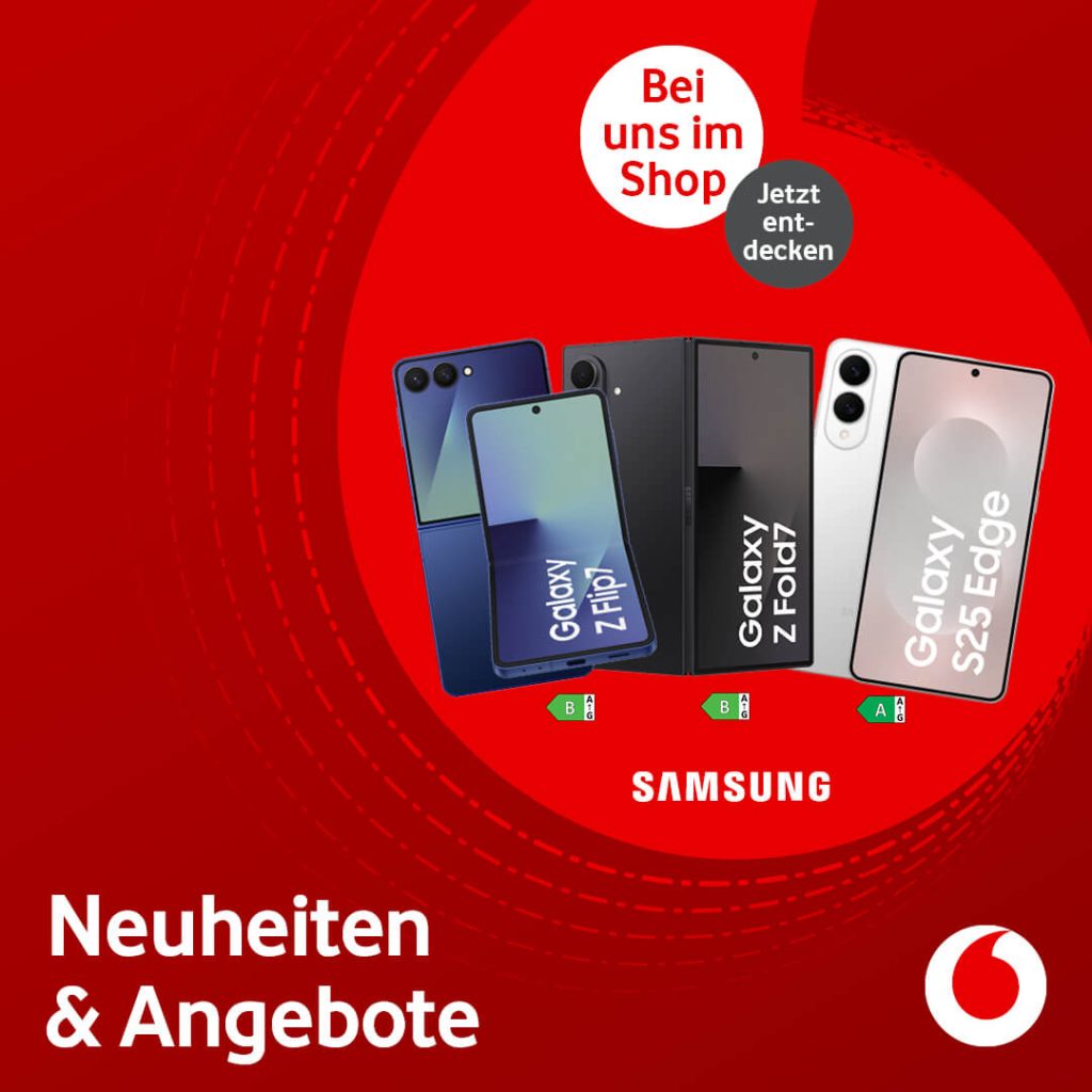 Samsung Neuheiten und Angebote bei vodafone.