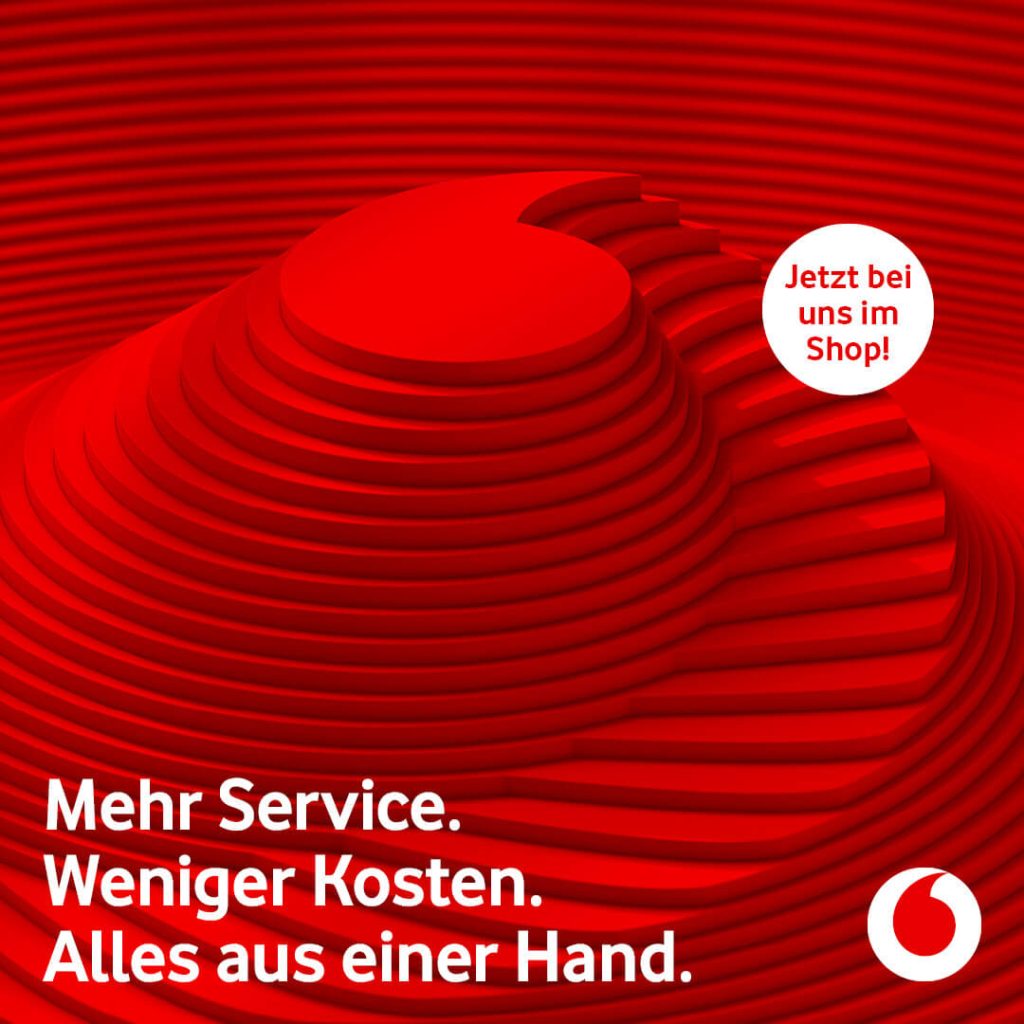 Mehr Service, weniger Kosten, alles aus einer Hand bei vodafone.
