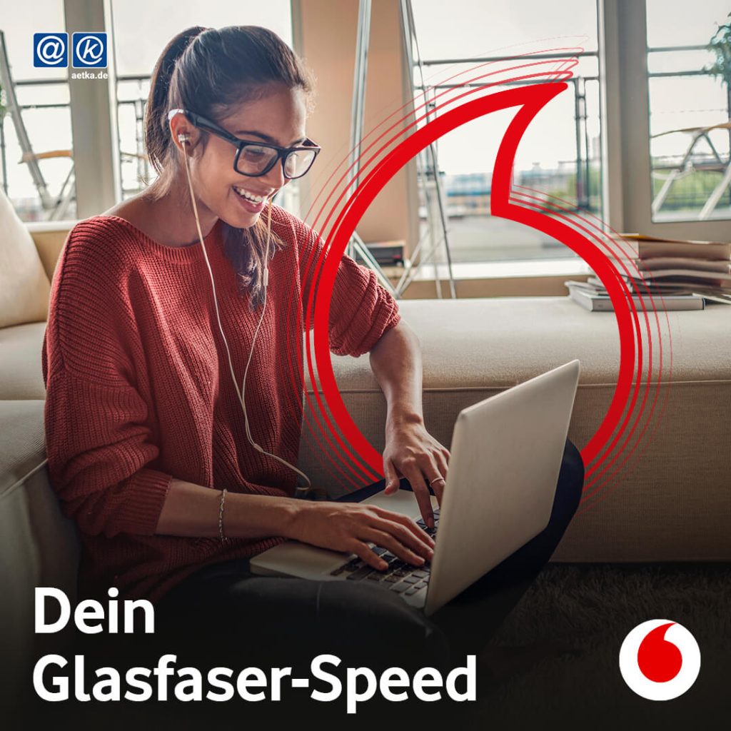 vodafone Glasfaser-Speed.