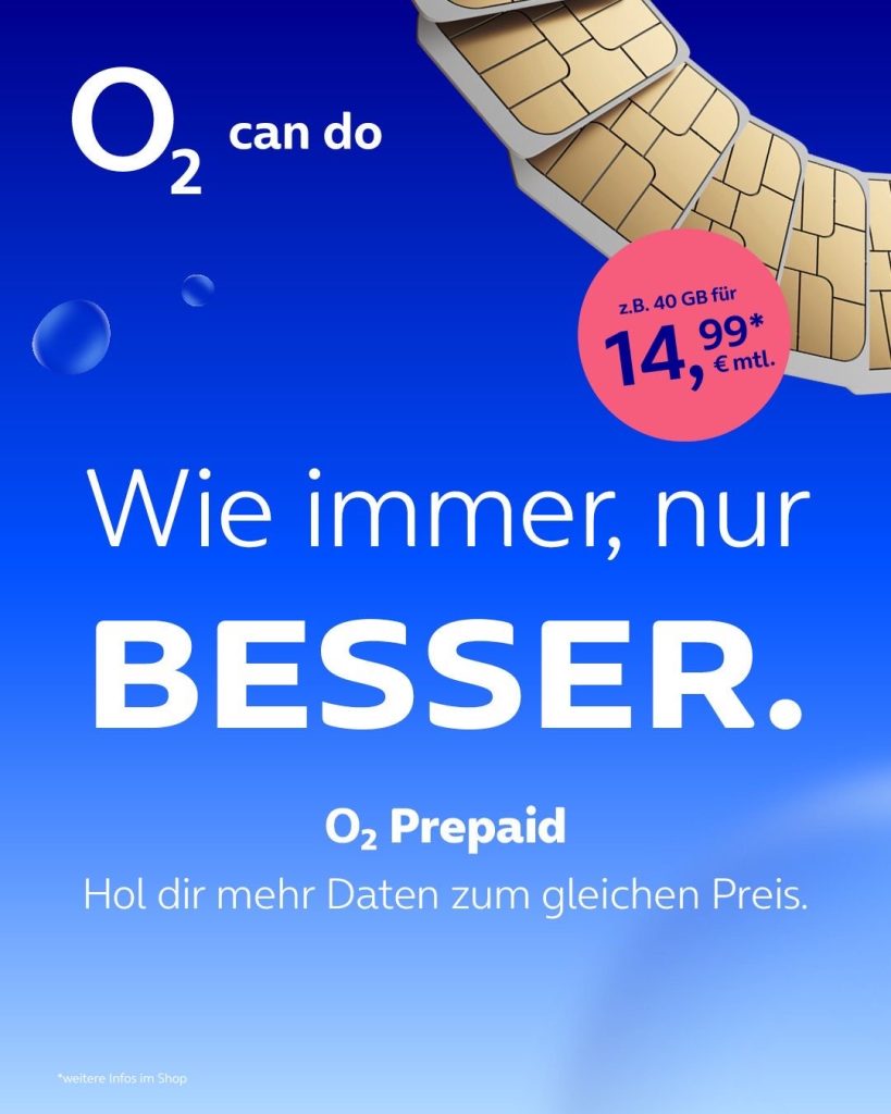 O2 Prepaid Angebot.