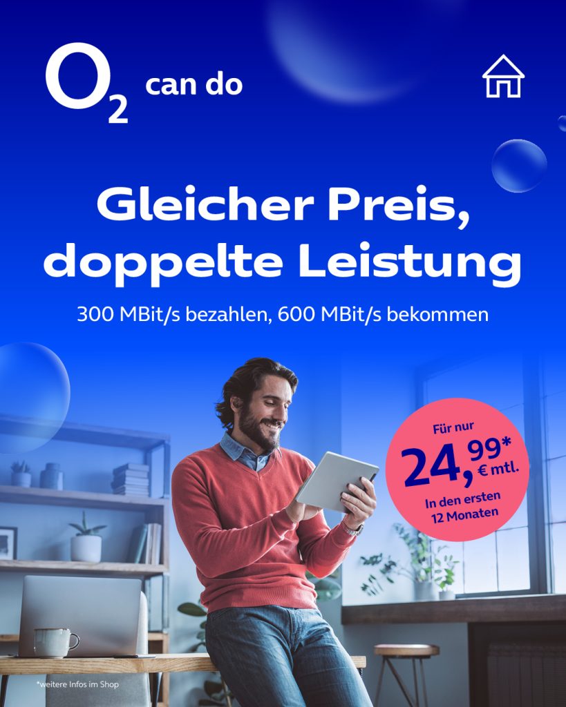 Internet Home Mann mit Tablet.