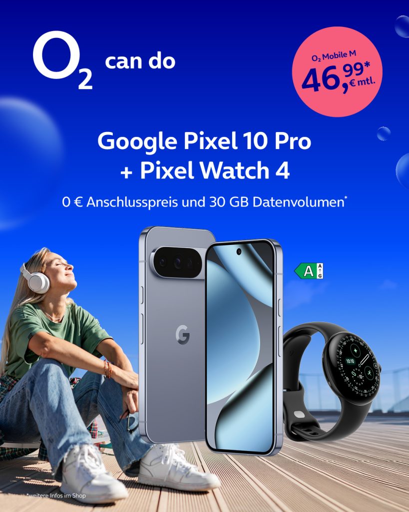 Smartphone Google Pixel 10 pro O2.
