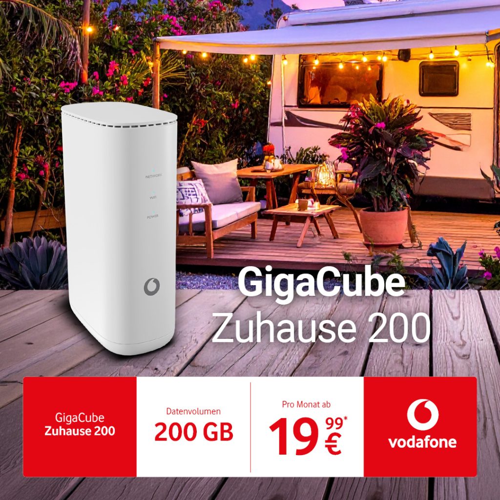 Giga Cube Zuhause 200GB.