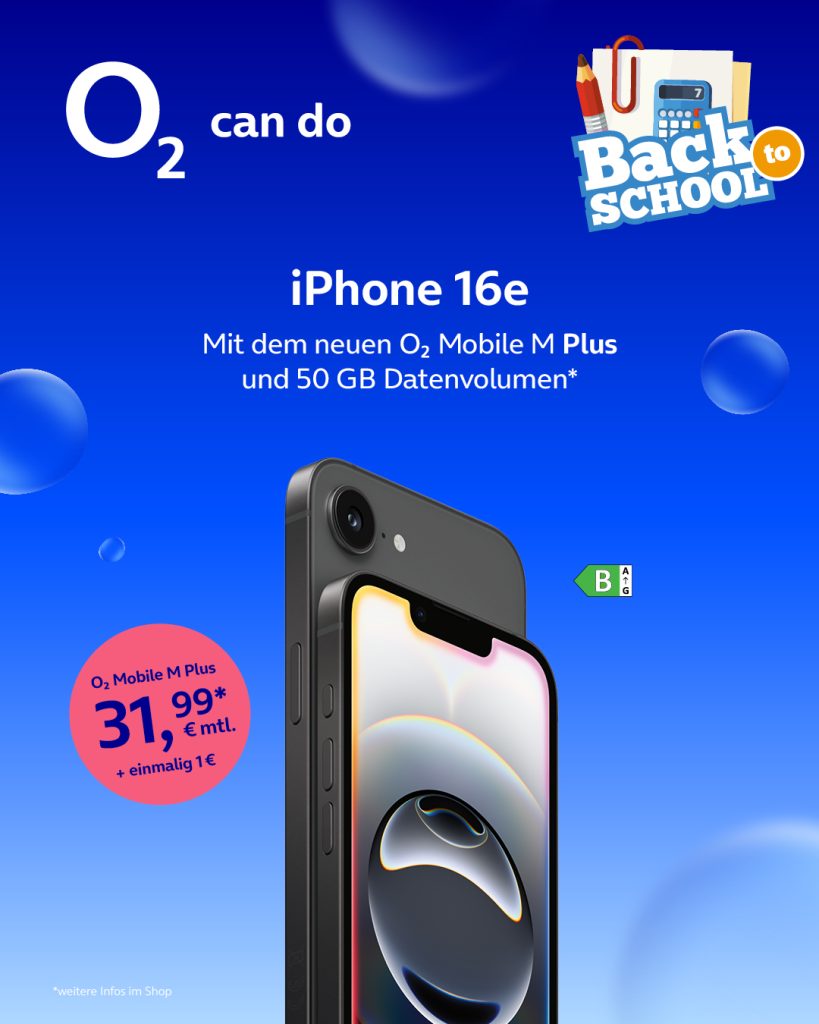 Smartphone iPhone16e Angebot.