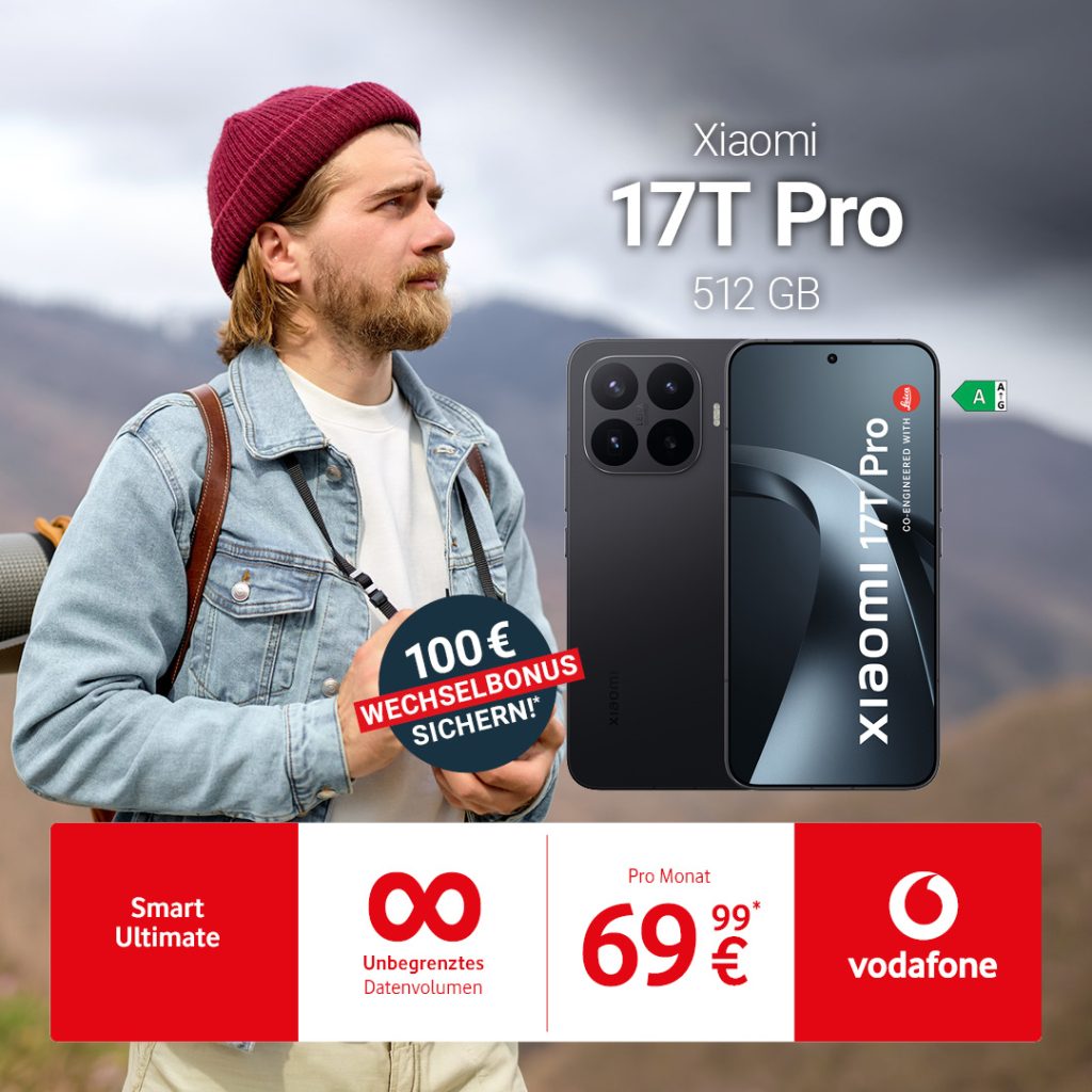 Vodafone Xiaomi 17T Pro Angebot..