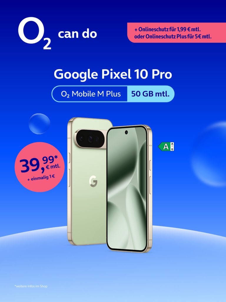 Angebot O2 Google Pixel.