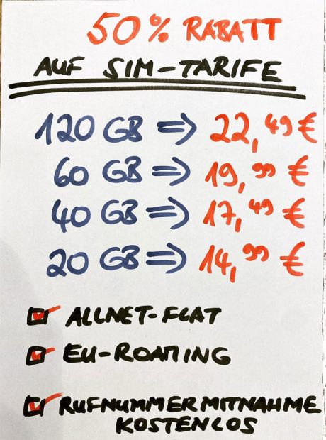 SIM-Tarife bei City MediaKing