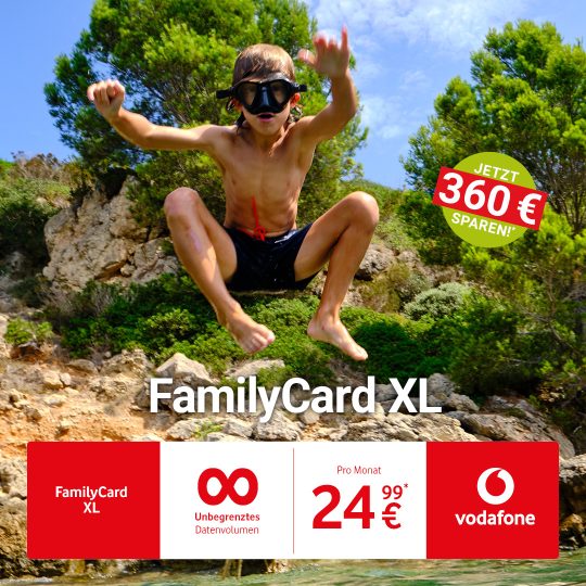 Vodafone Family CardXL.