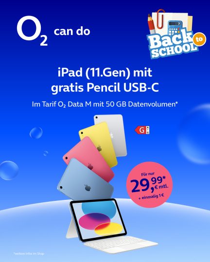 Angebot o2 iPad11.Gen